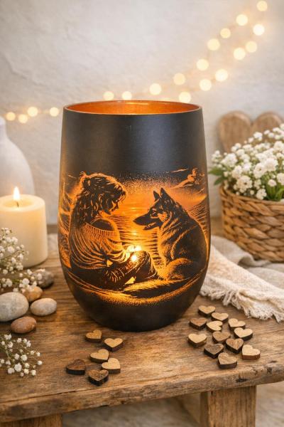 Exklusives Windlicht "Strandmoment"